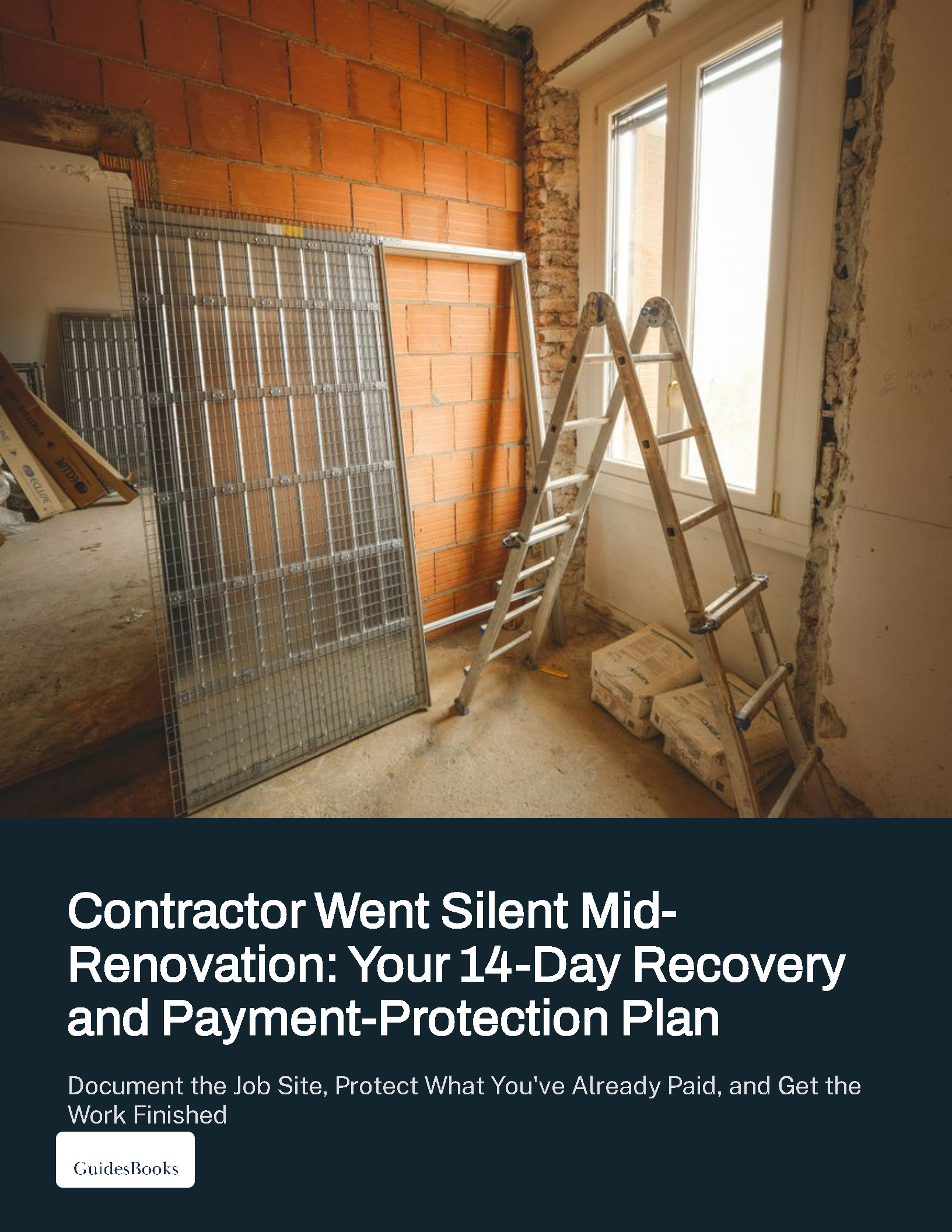 Contractor Went Silent: Your 14-Day Recovery and Payment-Protection Plan cover