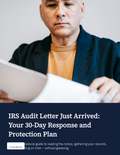 IRS Audit Letter Response Guide cover